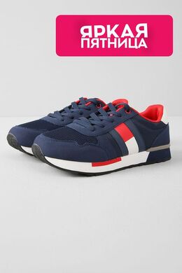 Tommy Hilfiger: Синие кроссовки 