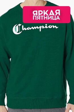 Champion: Зелёный свитшот 