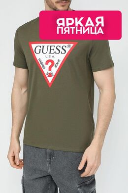 Guess: Хлопковая футболка 