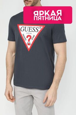 Guess: Хлопковая футболка 