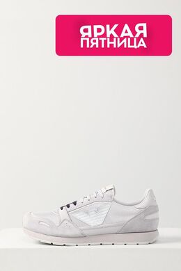 EMPORIO ARMANI: Серые кроссовки 