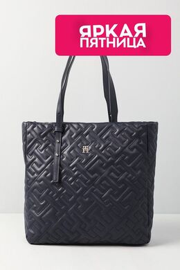 Tommy Hilfiger: Синяя сумка  Soft