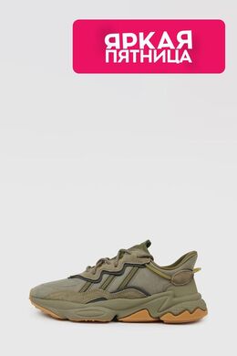 Adidas: Кроссовки цвета хаки 