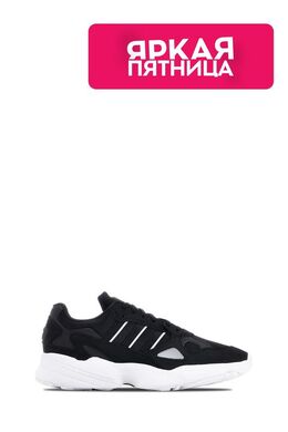 Adidas: Чёрные кроссовки  Falcon