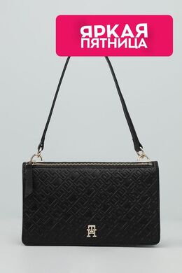 Tommy Hilfiger: Чёрная сумка  TH