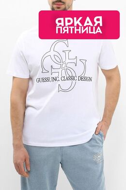Guess: Хлопковая футболка 