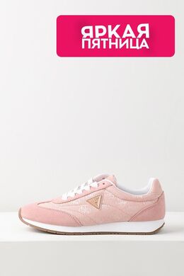 Guess: Розовые кроссовки 