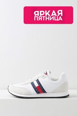 Tommy Hilfiger: Белые кроссовки 