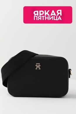 Tommy Hilfiger: Чёрная сумка  Soft