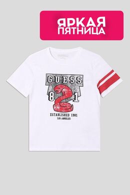 Guess: Хлопковая футболка 