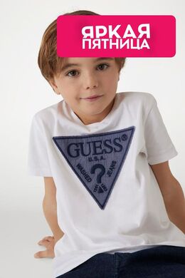 Guess: Хлопковая футболка 