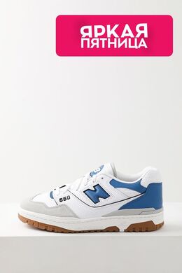 NEW BALANCE: Голубые кеды  550