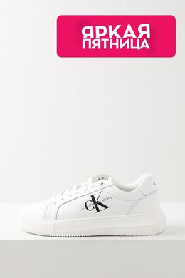 Calvin Klein: Белые кеды 
