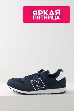 NEW BALANCE: Синие кроссовки  500