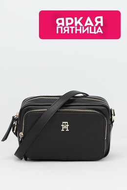 Tommy Hilfiger: Чёрная сумка  Soft