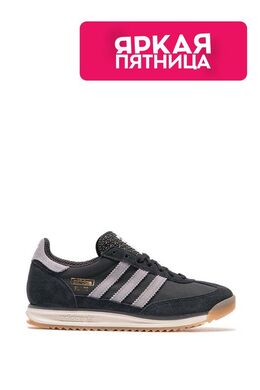Adidas: Чёрные кроссовки 