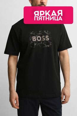 BOSS: Хлопковая футболка 