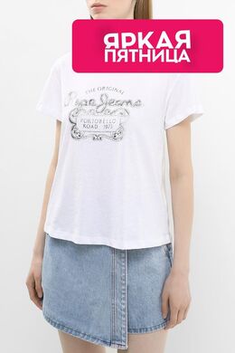 PEPE JEANS: Хлопковая футболка 