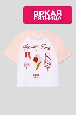 Guess: Хлопковая футболка 