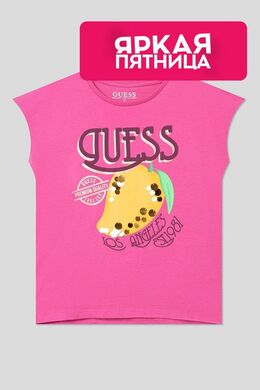 Guess: Хлопковая футболка 