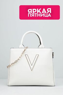 Valentino: Белая сумка 