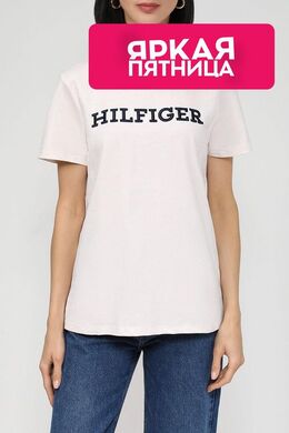 Tommy Hilfiger: Хлопковая футболка 