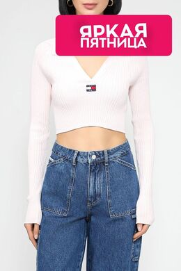Tommy Jeans: Топ с воротником 
