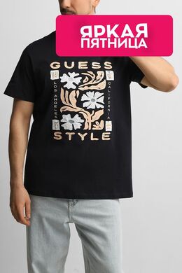 Guess: Хлопковая футболка 