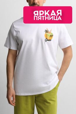 Guess: Хлопковая футболка 