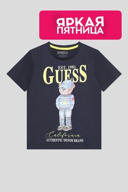 Guess: Хлопковая футболка 
