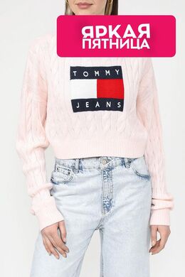 Tommy Jeans: Свитер с косами 