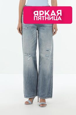 BOSS: Рваные джинсы 