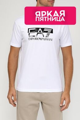 Ea7: Хлопковая футболка 