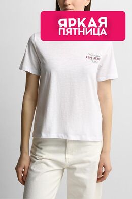 PEPE JEANS: Хлопковая футболка 