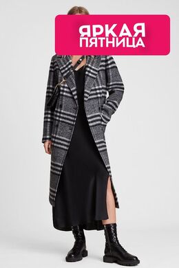 Allsaints: Пальто из шерсти 