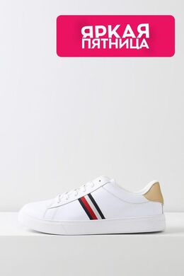 Tommy Hilfiger: Белые кеды 