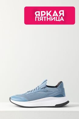 BOSS: Голубые кроссовки 