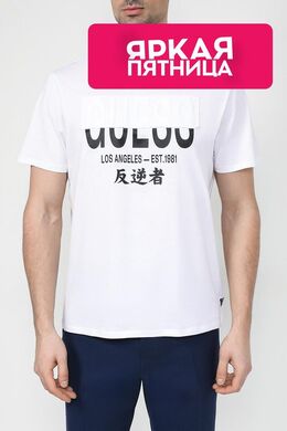 Guess: Хлопковая футболка 