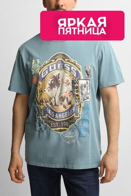 Guess: Хлопковая футболка 