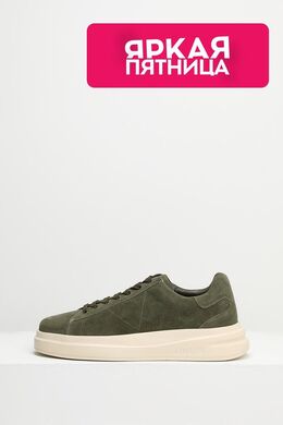 Guess: Зелёные кроссовки 