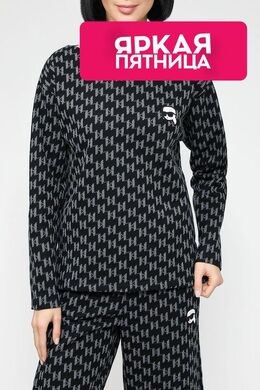 Karl Lagerfeld: Хлопковый свитшот  Ikonik