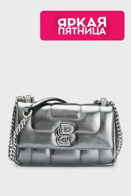 BOSS: Серебристая сумка 