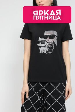 Karl Lagerfeld: Хлопковая футболка 