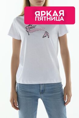 Pinko: Хлопковая футболка 