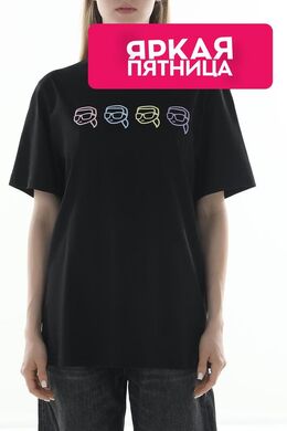 Karl Lagerfeld: Хлопковая футболка  Ikonik