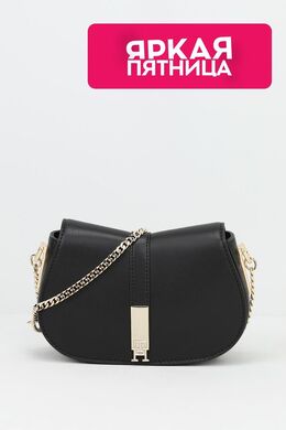 Tommy Hilfiger: Чёрная сумка  TH