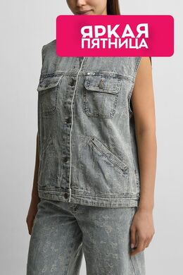 Guess: Джинсовый жилет 