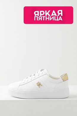 Tommy Hilfiger: Белые кеды 