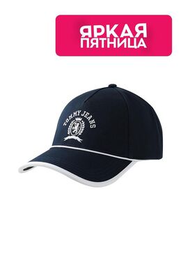 Tommy Jeans: Синяя кепка 