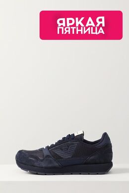 EMPORIO ARMANI: Синие кроссовки 